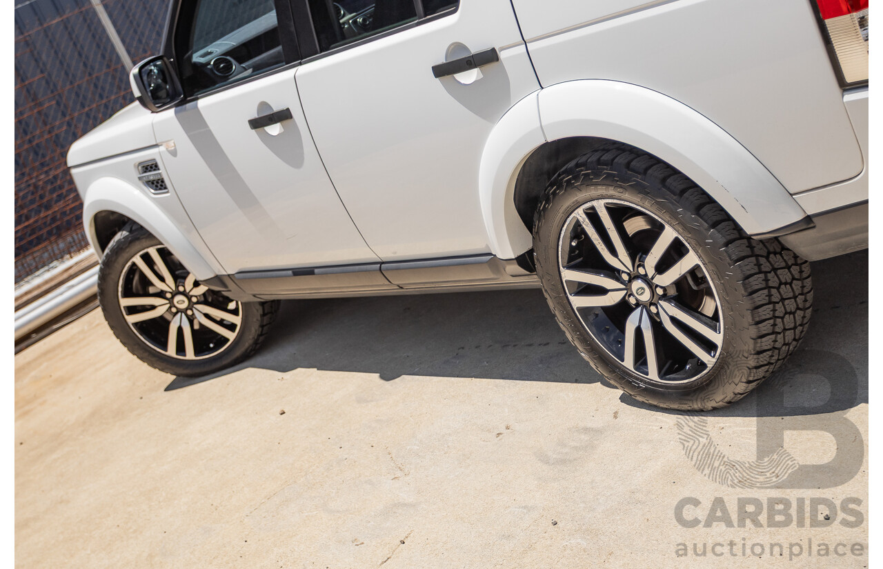 5/2012 Land Rover Discovery 4 3.0 SDV6 HSE MY12 4d Wagon Fuji White Turbo Diesel V6 3.0L - 7 Seater