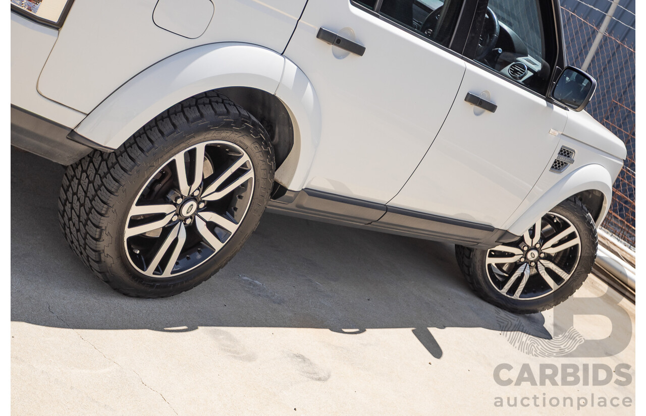 5/2012 Land Rover Discovery 4 3.0 SDV6 HSE MY12 4d Wagon Fuji White Turbo Diesel V6 3.0L - 7 Seater
