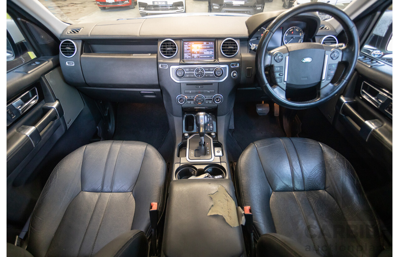 5/2012 Land Rover Discovery 4 3.0 SDV6 HSE MY12 4d Wagon Fuji White Turbo Diesel V6 3.0L - 7 Seater