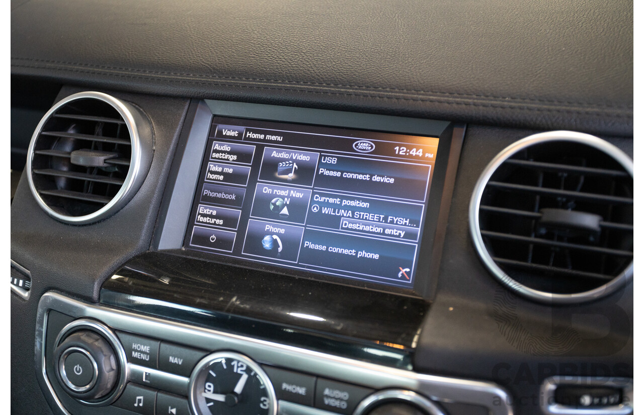 5/2012 Land Rover Discovery 4 3.0 SDV6 HSE MY12 4d Wagon Fuji White Turbo Diesel V6 3.0L - 7 Seater