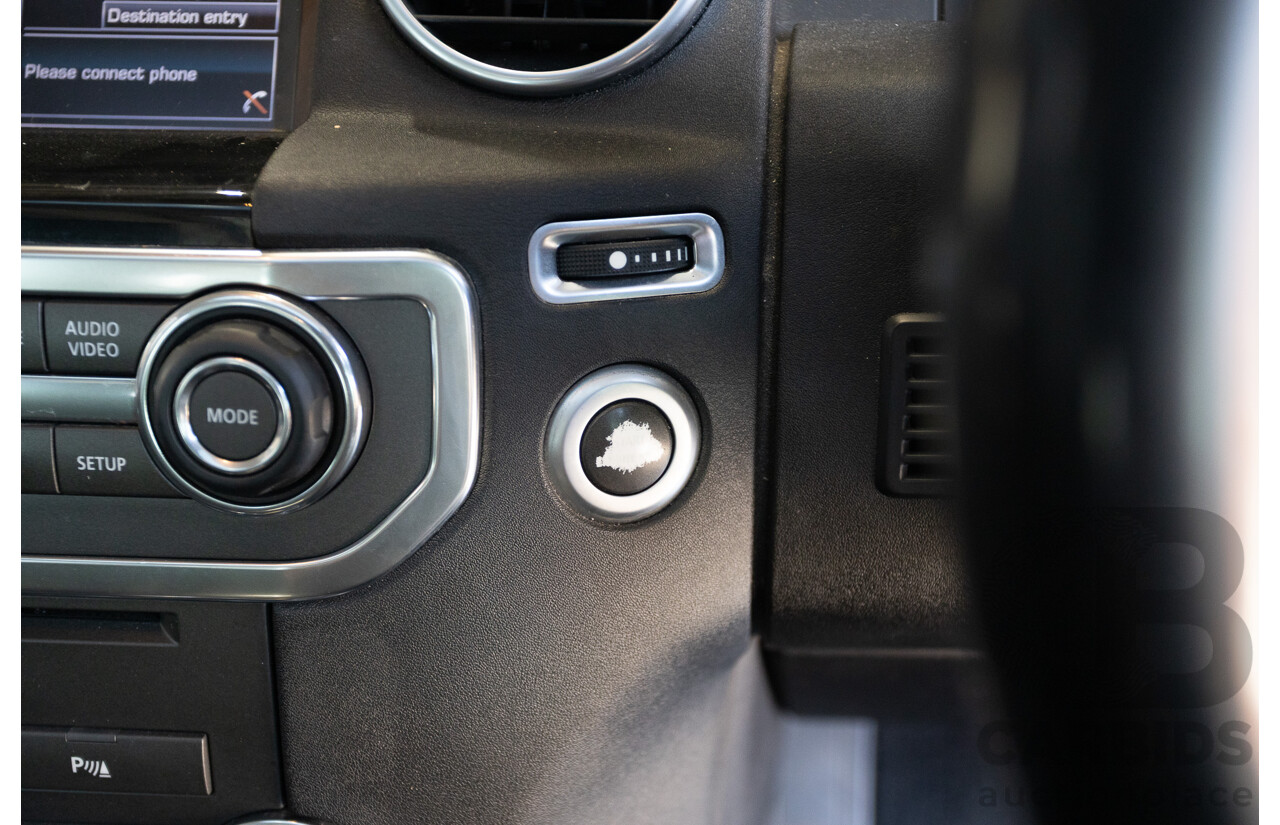 5/2012 Land Rover Discovery 4 3.0 SDV6 HSE MY12 4d Wagon Fuji White Turbo Diesel V6 3.0L - 7 Seater