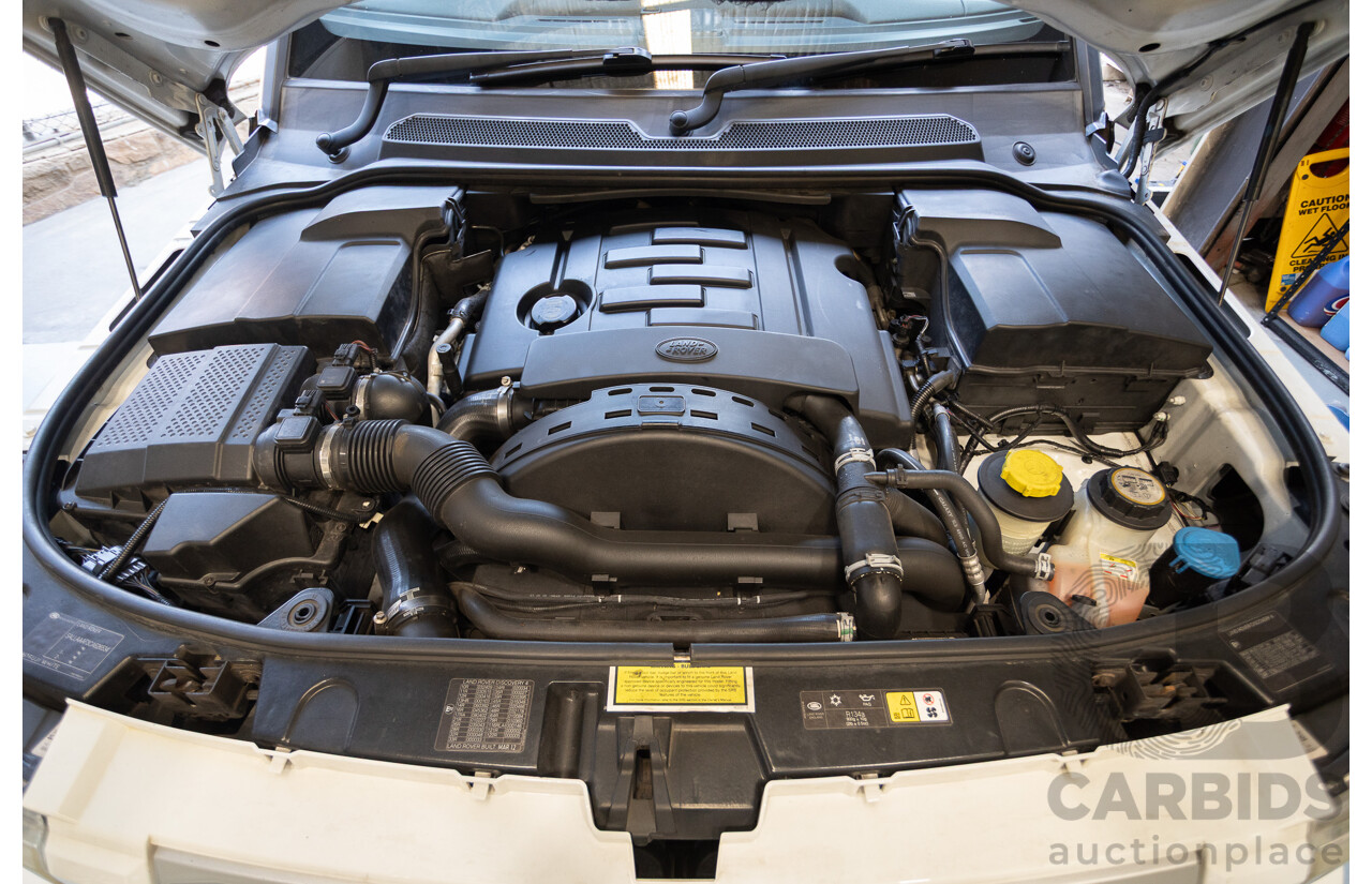 5/2012 Land Rover Discovery 4 3.0 SDV6 HSE MY12 4d Wagon Fuji White Turbo Diesel V6 3.0L - 7 Seater