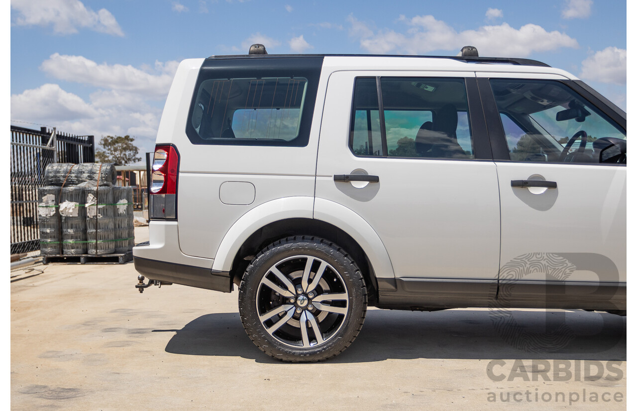 5/2012 Land Rover Discovery 4 3.0 SDV6 HSE MY12 4d Wagon Fuji White Turbo Diesel V6 3.0L - 7 Seater