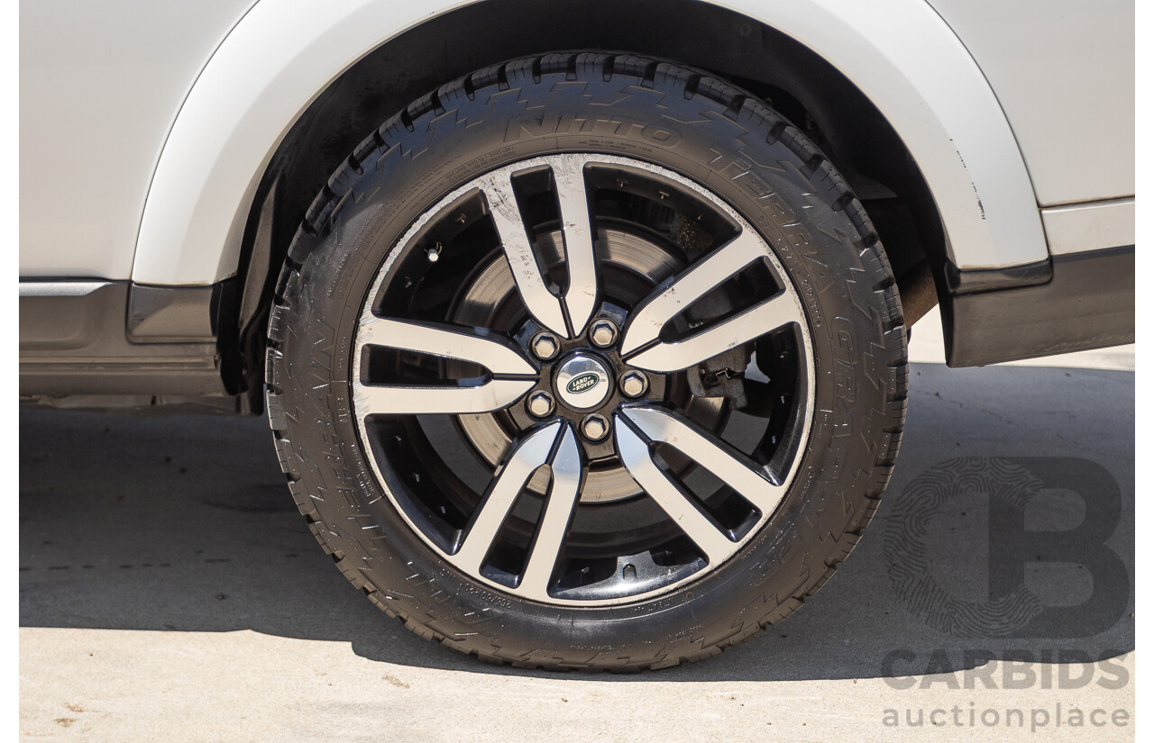 5/2012 Land Rover Discovery 4 3.0 SDV6 HSE MY12 4d Wagon Fuji White Turbo Diesel V6 3.0L - 7 Seater