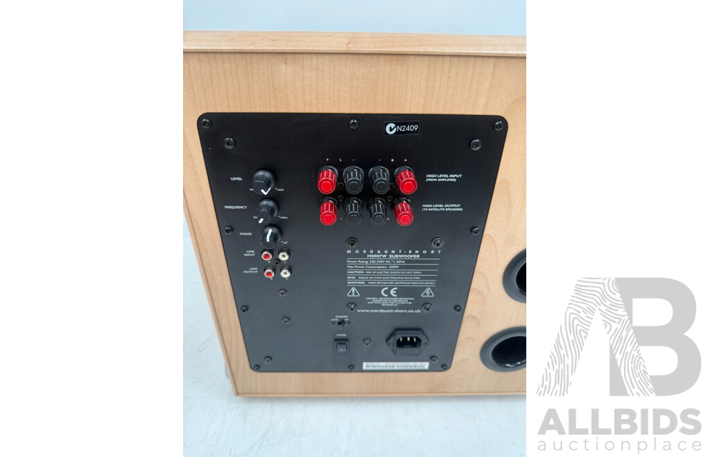 Mordaunt-Short MS907W Subwoofer (100W)