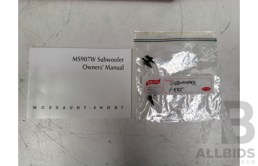 Mordaunt-Short MS907W Subwoofer (100W)