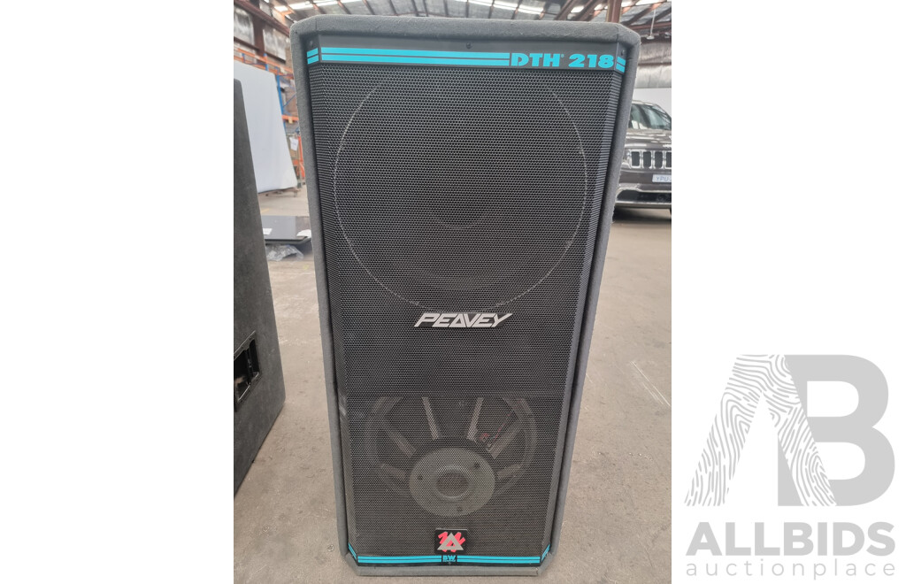 Pair of Peavey Electronics Speaker's DTH-4 & DTH218