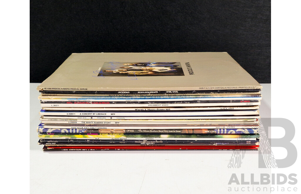 Collection of 25 Popular Music LPs