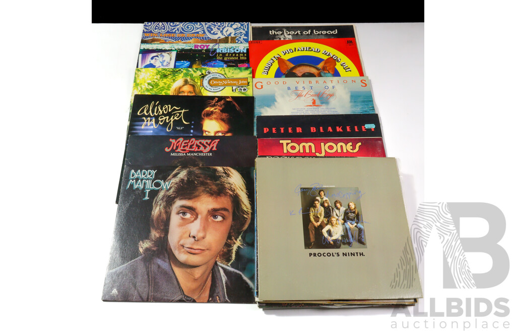 Collection of 25 Popular Music LPs