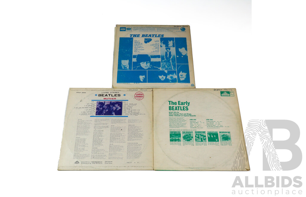 The Beatles, The Early Beatles and Beatles Mother, South Korean Tae Do Label LPs