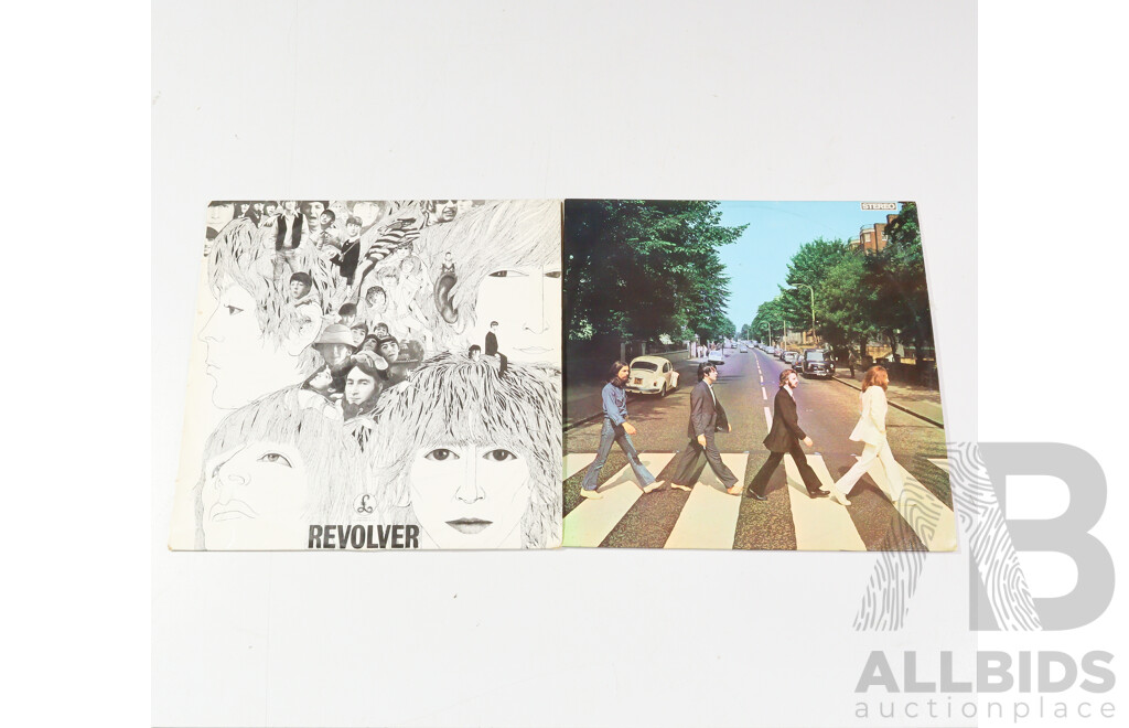 The Beatles, Revolver and Abbey Road, Australian Parlophone Stereo LPs, EMI Australia
