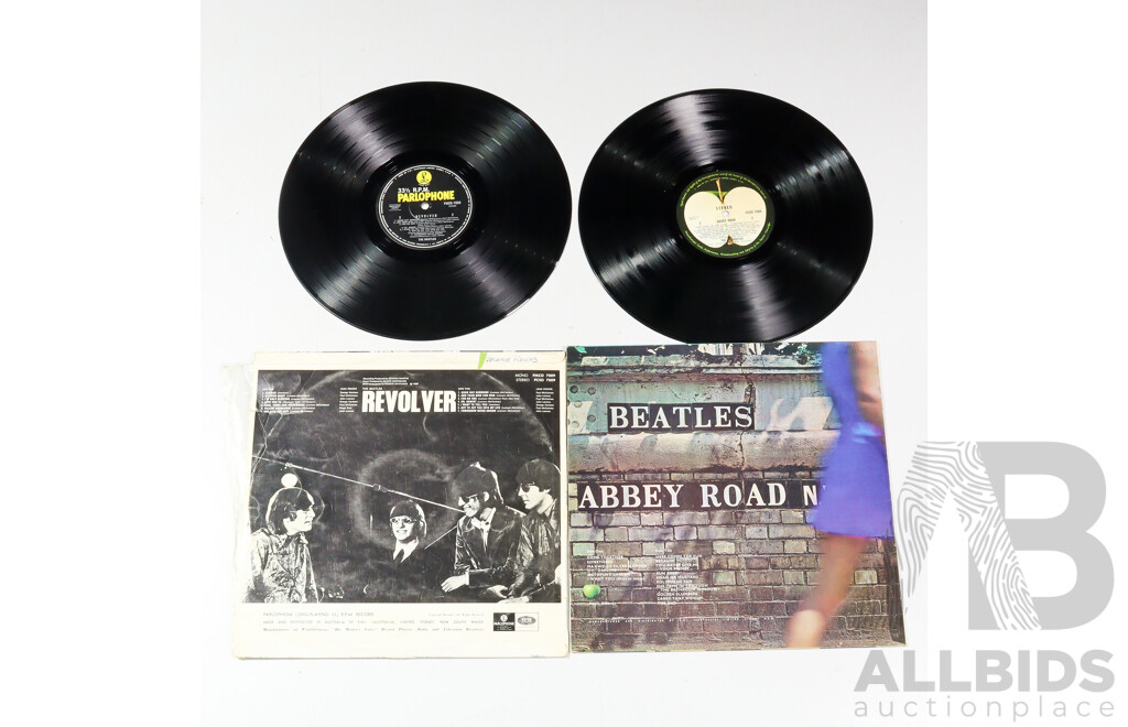 The Beatles, Revolver and Abbey Road, Australian Parlophone Stereo LPs, EMI Australia