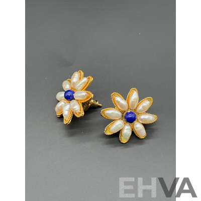 Twisted Freshwater Pearl Necklace, Bracelet & Earring Set