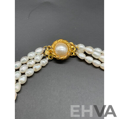 Freshwater Pearl Necklace & Earring Set