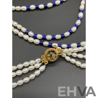 Freshwater Pearl Necklace & Earring Set