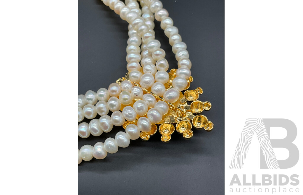 Freshwater Pearl  Necklace & Earring Set