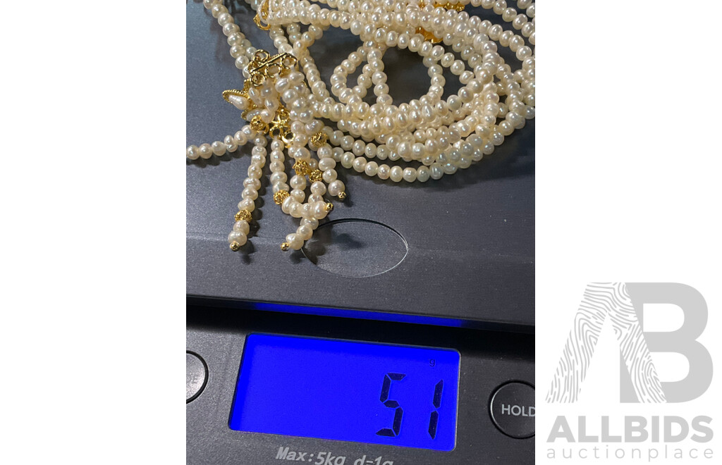 Freshwater Pearl  Necklace & Earring Set