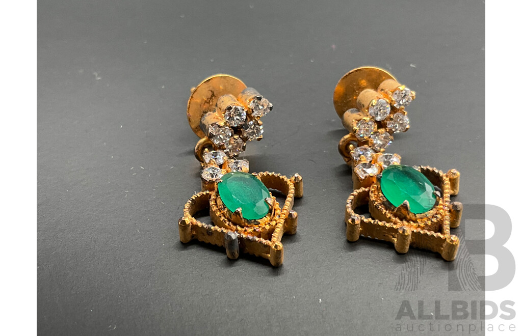 Floral Necklace, Ring & Earring Set