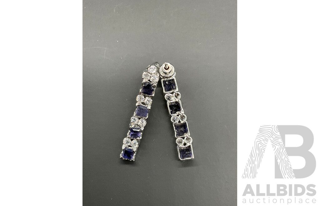 Royal Blue Necklace, Ring & Earring Set