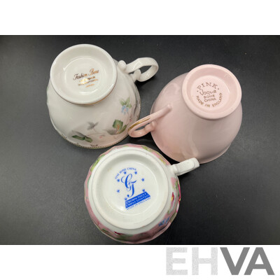 Collection of Vintage Ceramics, Including Plates, Cups, Saucers and Serving Dishes