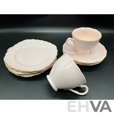 Collection of Vintage Ceramics, Including Plates, Cups, Saucers and Serving Dishes