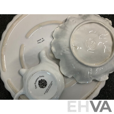 Collection of Vintage Ceramics, Including Plates, Cups, Saucers and Serving Dishes