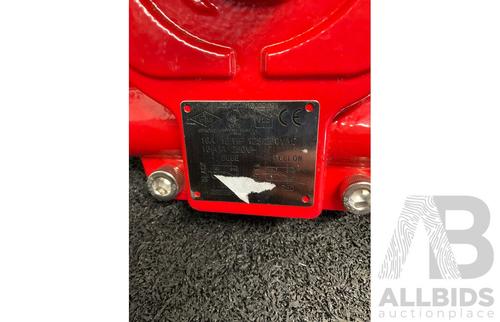 Grooved Butterfly Valve with a Switch