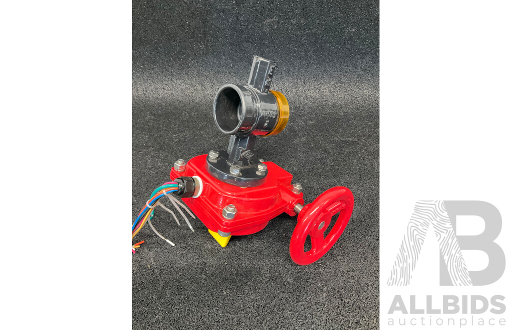 Grooved Butterfly Valve with a Switch
