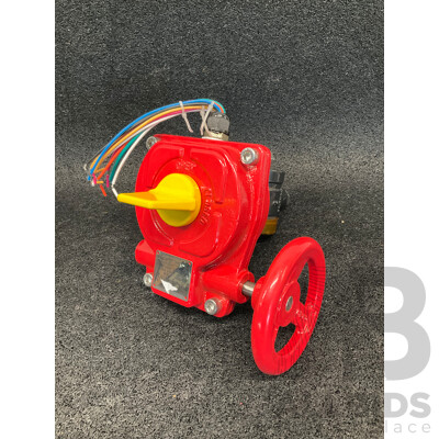 Grooved Butterfly Valve with a Switch