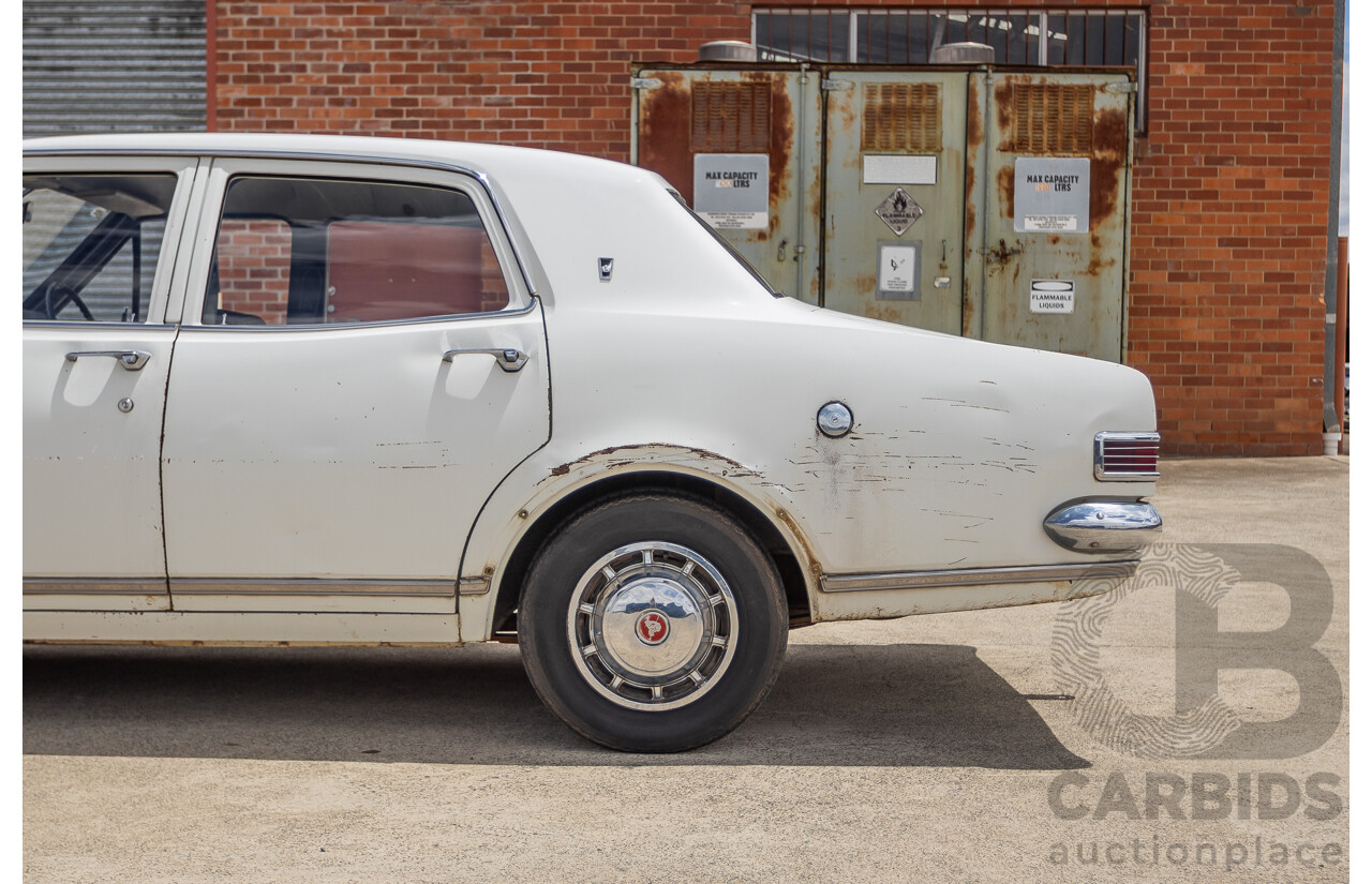 01/1968 Holden HK Premier 4d Sedan Grecian White 186S 3.0L - Matching Numbers Survivor Car