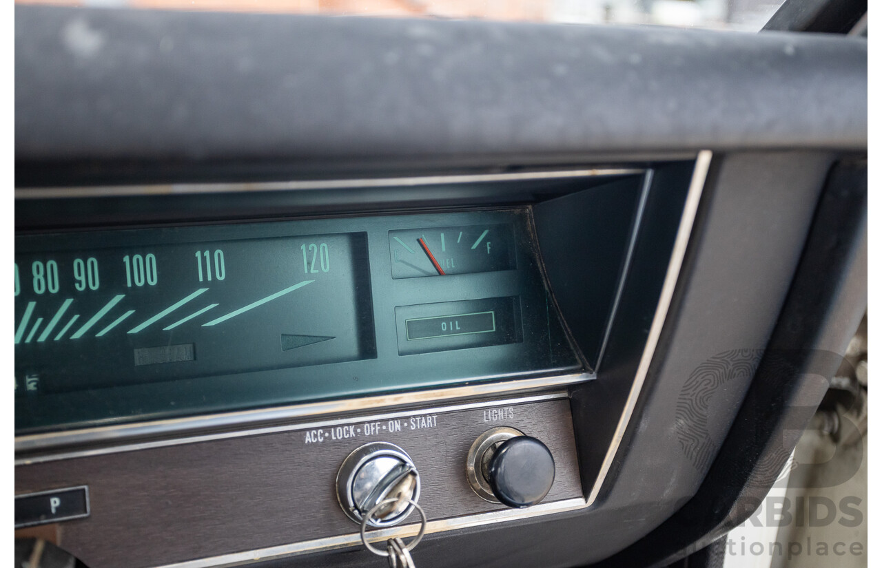 01/1968 Holden HK Premier 4d Sedan Grecian White 186S 3.0L - Matching Numbers Survivor Car