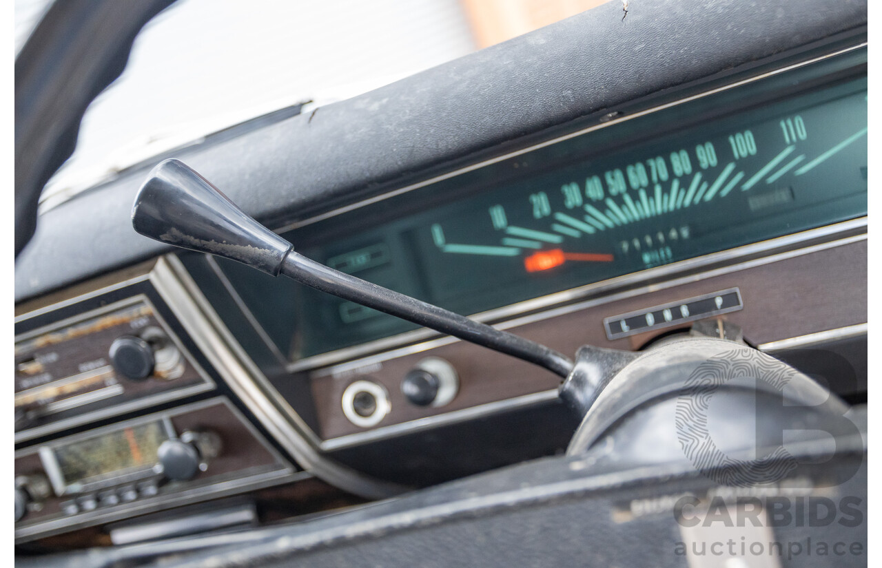 01/1968 Holden HK Premier 4d Sedan Grecian White 186S 3.0L - Matching Numbers Survivor Car