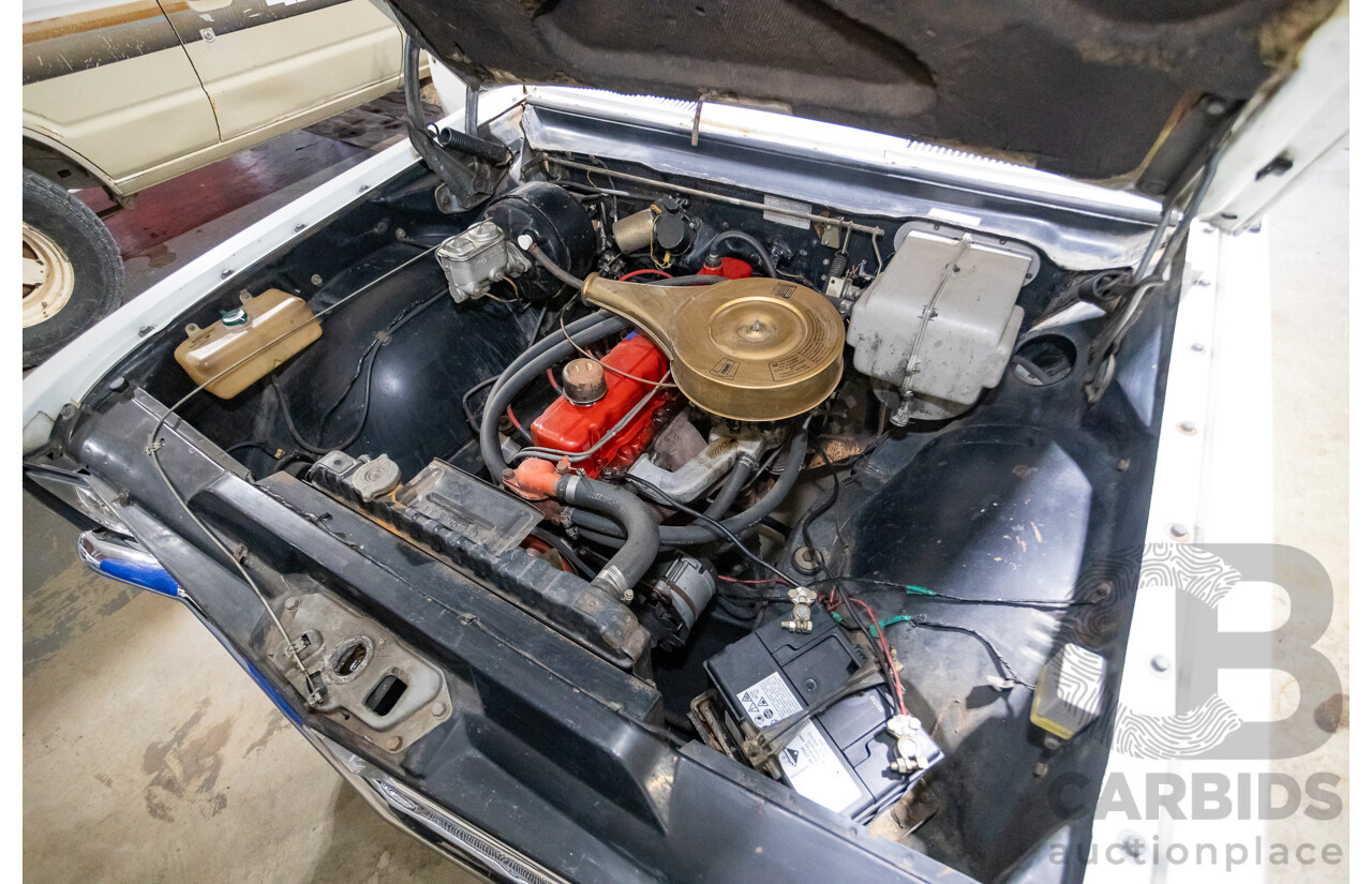 01/1968 Holden HK Premier 4d Sedan Grecian White 186S 3.0L - Matching Numbers Survivor Car