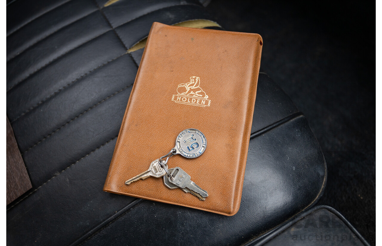 01/1968 Holden HK Premier 4d Sedan Grecian White 186S 3.0L - Matching Numbers Survivor Car