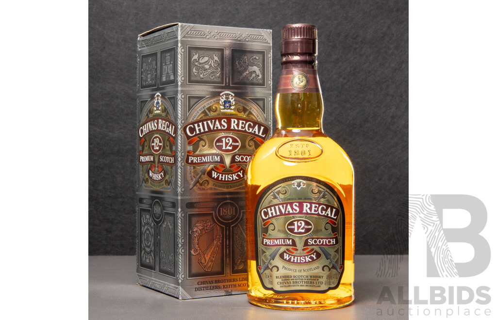 Chivas Regal 12 Year Old Premium Scotch Whisky in Box