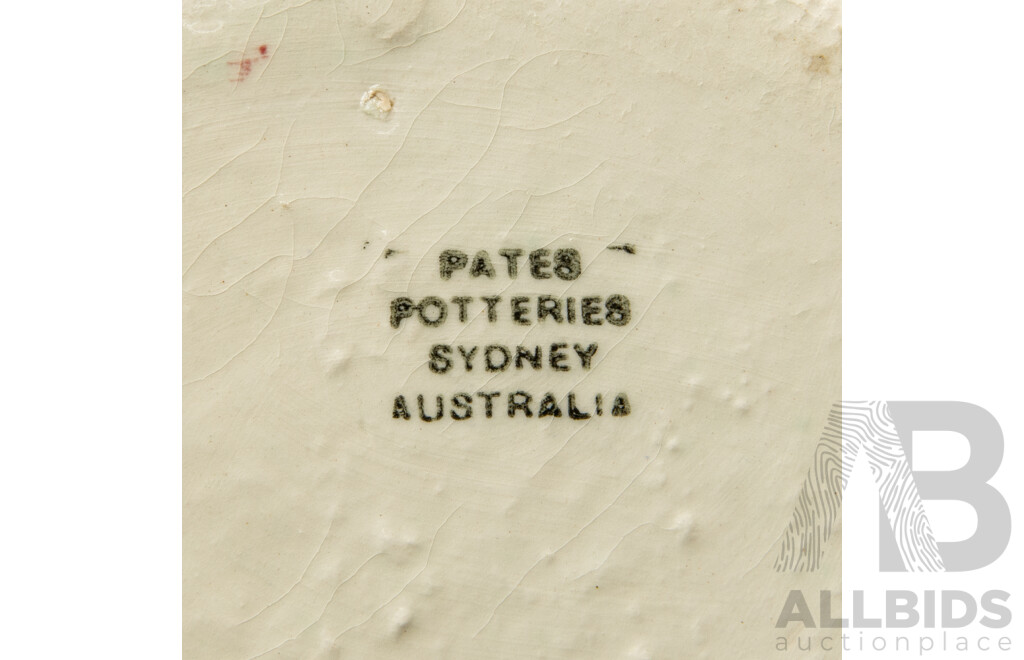 Pair of Large Pates Studio Pottery Pierced Vases