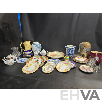 Assorted Vintage Glasswear and Crockery