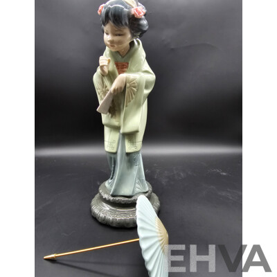 Lladro Japonesita Sombrilla Geisha Figurine – Model 4988