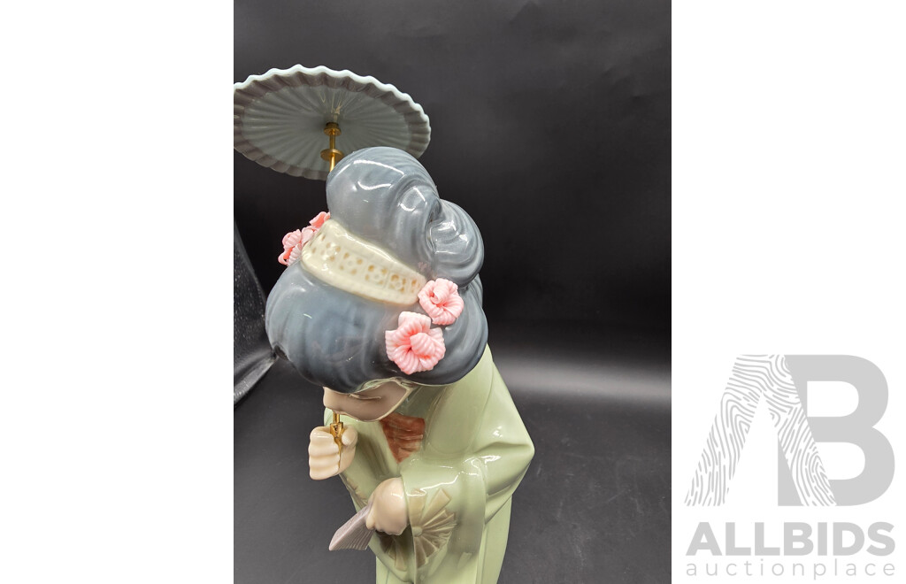 Lladro Japonesita Sombrilla Geisha Figurine – Model 4988