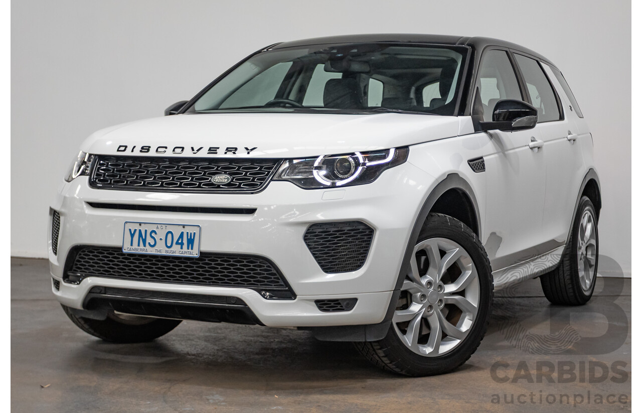 01/2019 Land Rover Discovery Sport Si4 (213kW) SE (AWD) L550 MY19 4D Wagon Fuji White Turbo 2.0L