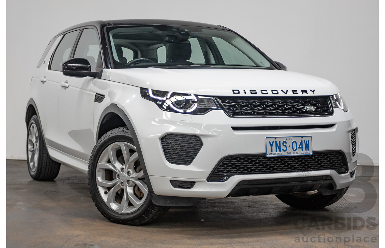 01/2019 Land Rover Discovery Sport Si4 (213kW) SE (AWD) L550 MY19 4D Wagon Fuji White Turbo 2.0L