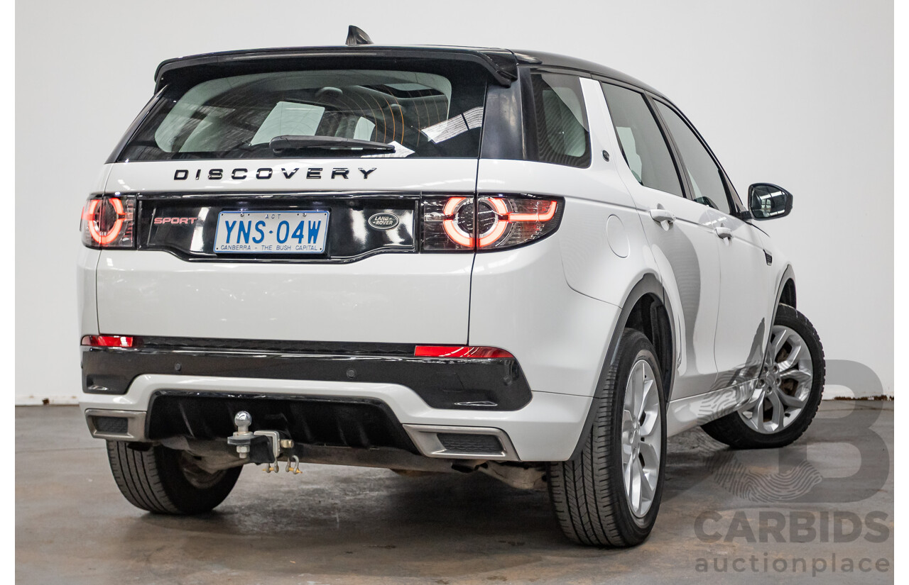 01/2019 Land Rover Discovery Sport Si4 (213kW) SE (AWD) L550 MY19 4D Wagon Fuji White Turbo 2.0L