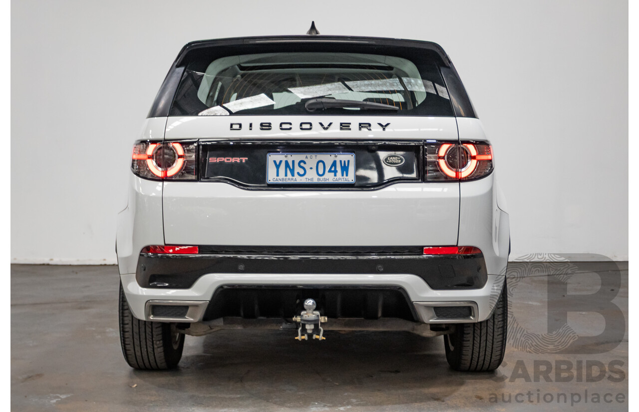 01/2019 Land Rover Discovery Sport Si4 (213kW) SE (AWD) L550 MY19 4D Wagon Fuji White Turbo 2.0L