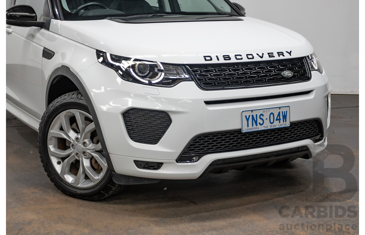 01/2019 Land Rover Discovery Sport Si4 (213kW) SE (AWD) L550 MY19 4D Wagon Fuji White Turbo 2.0L