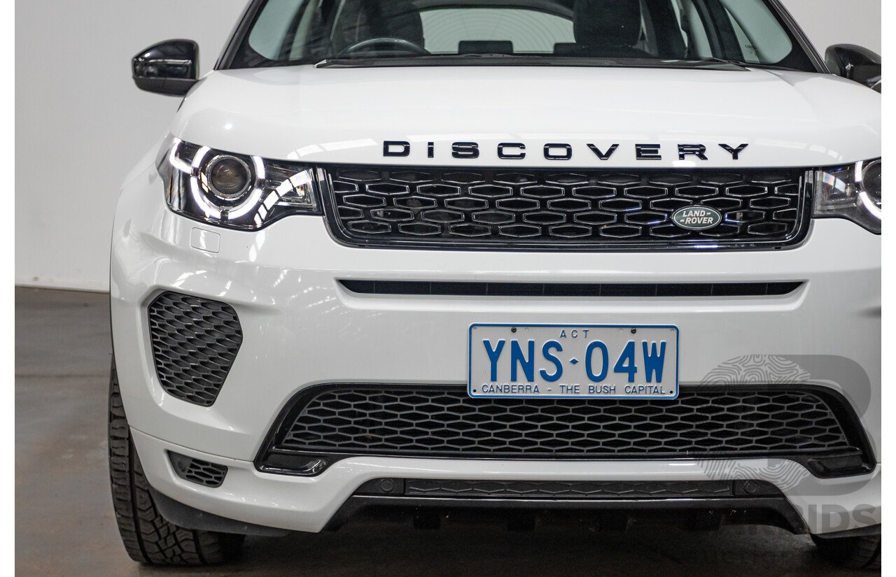 01/2019 Land Rover Discovery Sport Si4 (213kW) SE (AWD) L550 MY19 4D Wagon Fuji White Turbo 2.0L