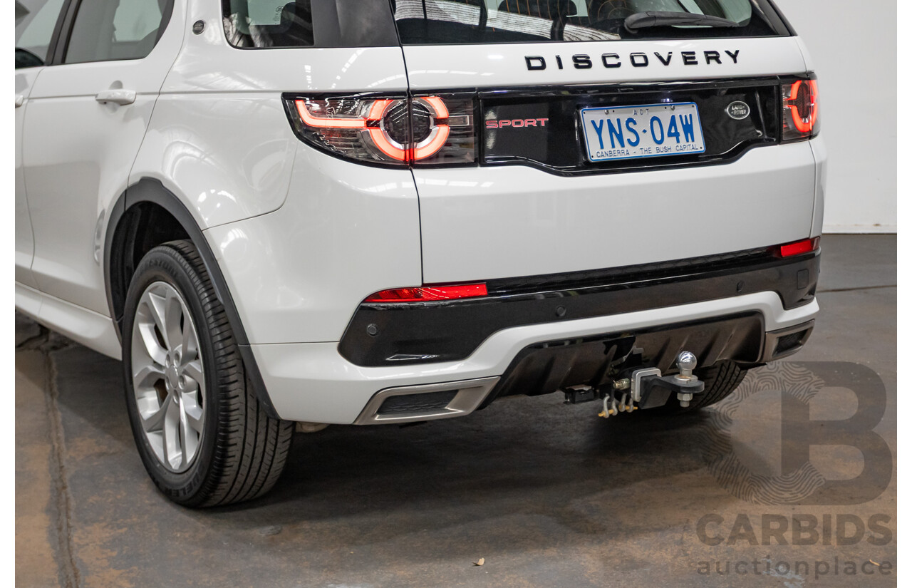 01/2019 Land Rover Discovery Sport Si4 (213kW) SE (AWD) L550 MY19 4D Wagon Fuji White Turbo 2.0L