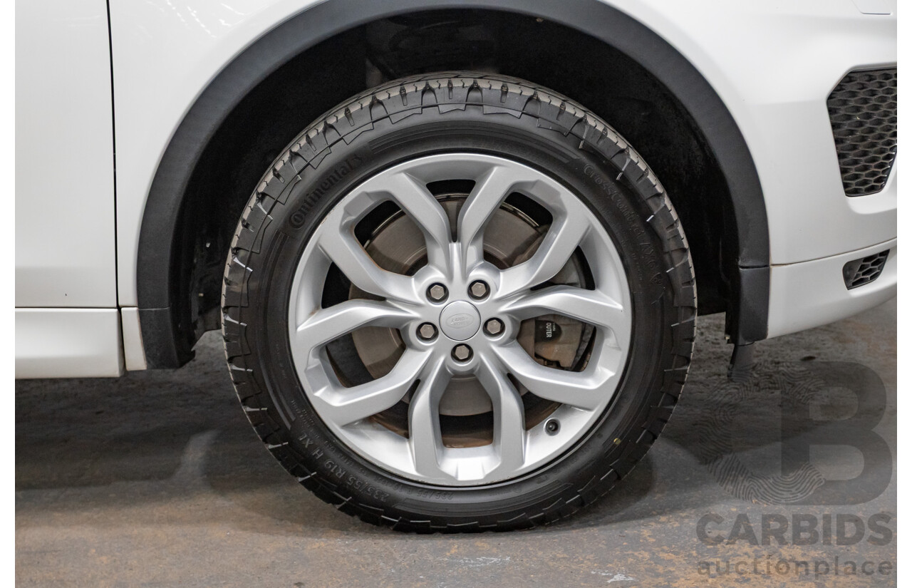 01/2019 Land Rover Discovery Sport Si4 (213kW) SE (AWD) L550 MY19 4D Wagon Fuji White Turbo 2.0L