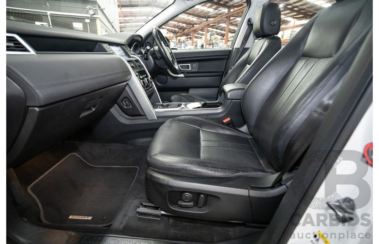 01/2019 Land Rover Discovery Sport Si4 (213kW) SE (AWD) L550 MY19 4D Wagon Fuji White Turbo 2.0L