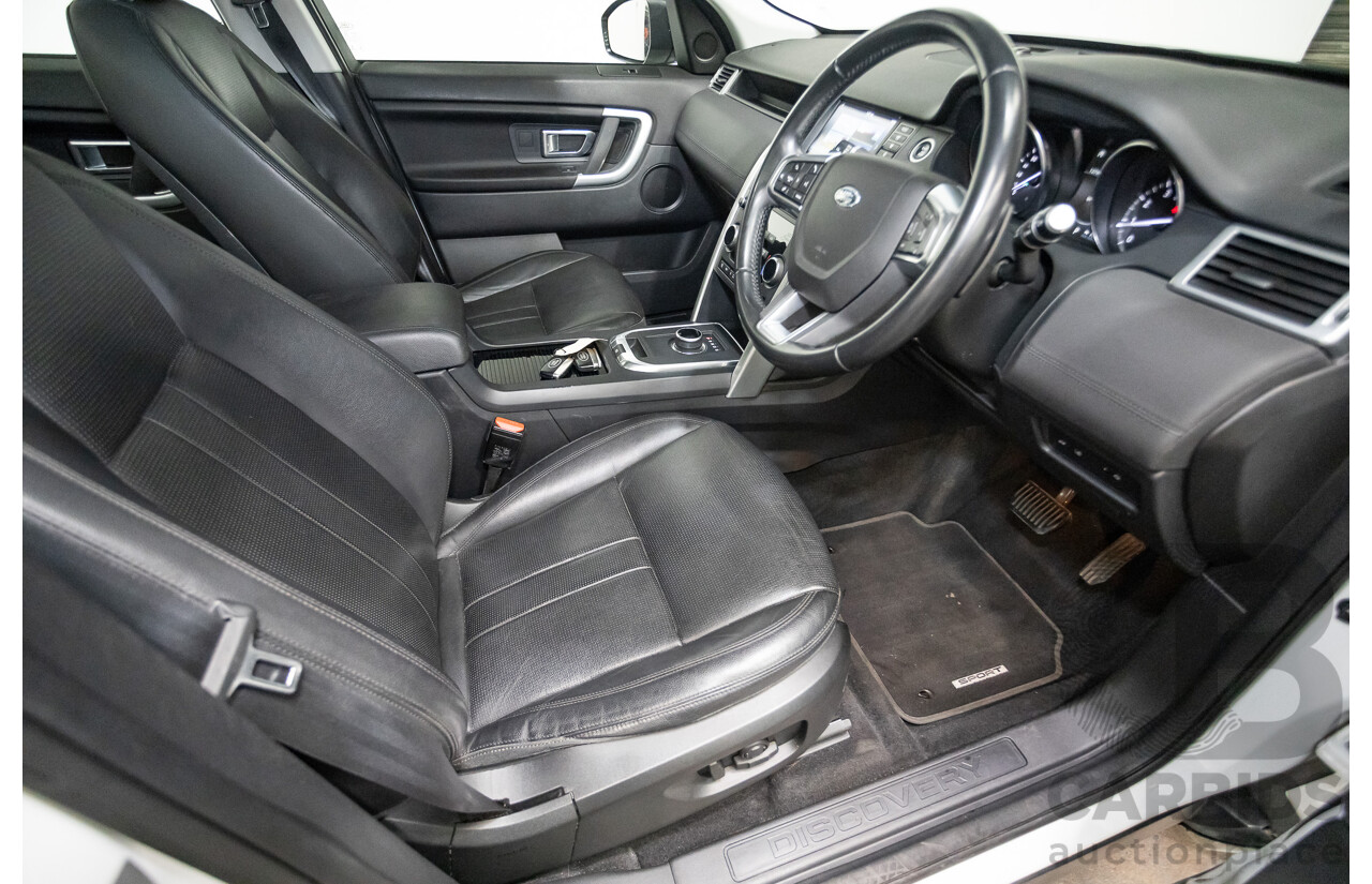 01/2019 Land Rover Discovery Sport Si4 (213kW) SE (AWD) L550 MY19 4D Wagon Fuji White Turbo 2.0L