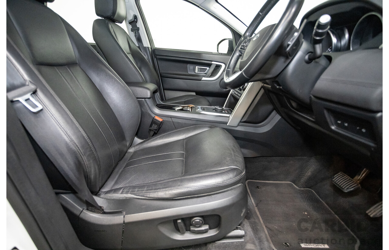 01/2019 Land Rover Discovery Sport Si4 (213kW) SE (AWD) L550 MY19 4D Wagon Fuji White Turbo 2.0L